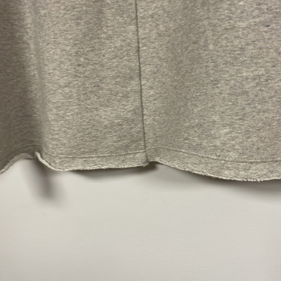 Melrose and Market  cute gray sweatshirt with white cotton sleeves with ties, L - Picture 7 of 8